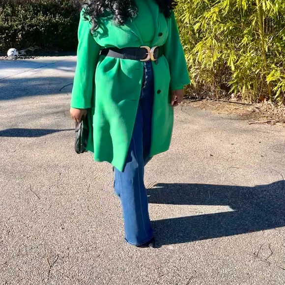 Green H&M Coat - Picture 3 of 3